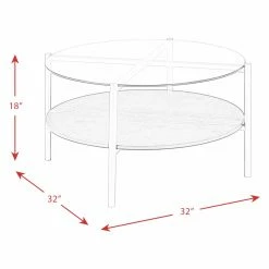 Cheapest 🌟 Round Coffee Table Sets Picket House Furnishings Blaine 3 Piece Occasional Table Set 🥰 -Coffee Tables Sale Store detail6ELET996