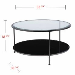 Deals ⭐ Oval Coffee Tables Southern Enterprises Risa Cocktail Table 🥰 -Coffee Tables Sale Store detail6SEI2603