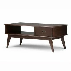 Best deal 🎉 Brooklyn & Max Rectangle Coffee Tables Brooklyn + Max Baxter Solid Hardwood Coffee Table ⭐ -Coffee Tables Sale Store detail6SIMP1088