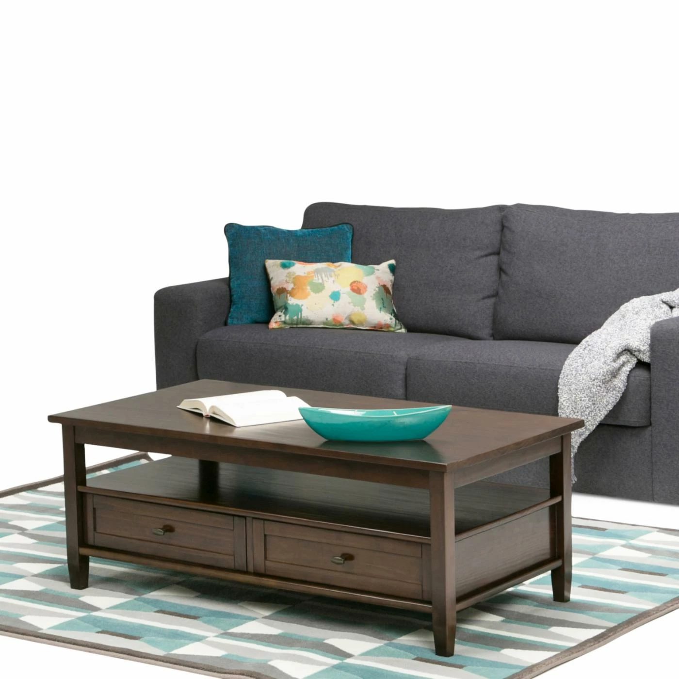 Best Sale 🔔 Brooklyn & Max Rectangle Coffee Tables Brooklyn + Max Lexington Rustic Pine Wood Coffee Table ⭐ 11 Best Sale 🔔 Brooklyn & Max Rectangle Coffee Tables Brooklyn + Max Lexington Rustic Pine Wood Coffee Table ⭐ - Image 9