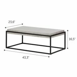 Best Pirce 😍 Rectangle Coffee Tables South Shore Mezzy Contemporary Coffee Table 😍 -Coffee Tables Sale Store detail6SSI1906