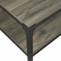 Discount 🤩 Rectangle Coffee Tables Manor Park Angle Iron Rustic Wood Coffee Table 🌟 -Coffee Tables Sale Store detail6WAL813