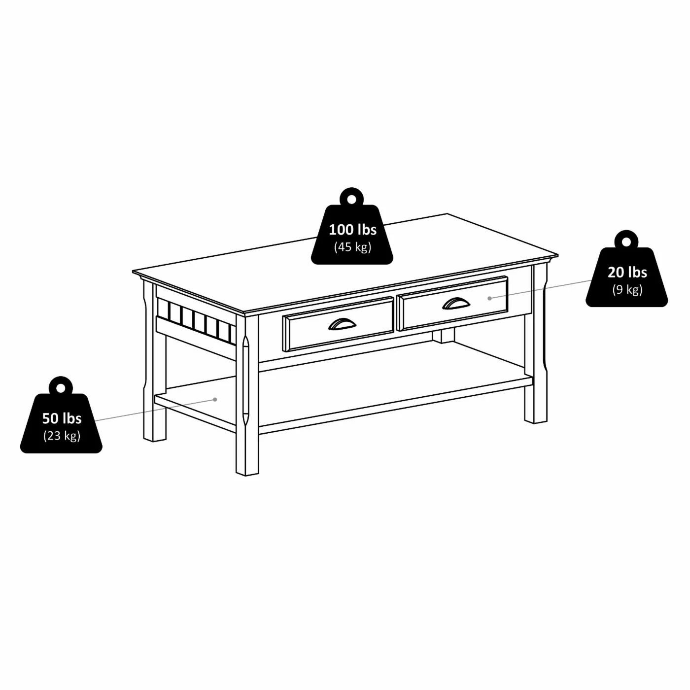 Deals ๐คฉ Winsome Rectangle Coffee Tables Sundsvall Coffee Table - Black ๐ 9 Deals ๐คฉ Winsome Rectangle Coffee Tables Sundsvall Coffee Table - Black ๐ - Image 7