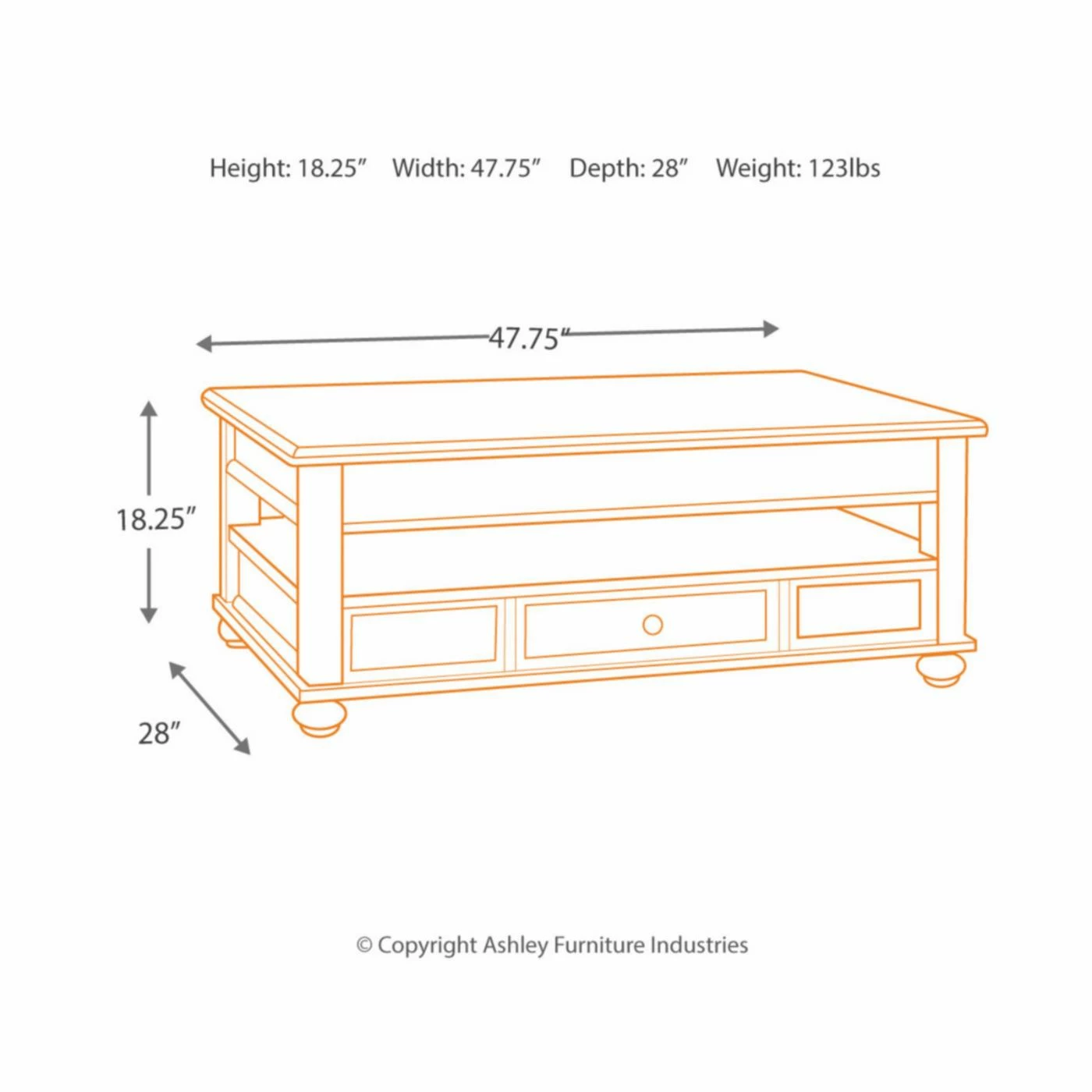 Wholesale ๐ฏ Rectangle Coffee Tables Signature Design By Ashley Barilanni Lift Top Coffee Table ๐ฅฐ 8 Wholesale ๐ฏ Rectangle Coffee Tables Signature Design By Ashley Barilanni Lift Top Coffee Table ๐ฅฐ - Image 6