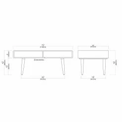 Cheapest ❤️ Rectangle Coffee Table Sets Boraam Zebra Series Dansk 3 Piece Coffee Table Set 🌟 -Coffee Tables Sale Store detail7BOR222