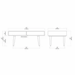 Outlet 🥰 Rectangle Coffee Tables Boraam Zebra Series Halmstad Coffee Table 🌟 -Coffee Tables Sale Store detail7BOR226