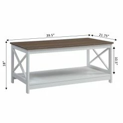 Hot Sale 👍 Rectangle Coffee Tables Convenience Concepts Oxford Rectangle Coffee Table 🤩 -Coffee Tables Sale Store detail7CONV338