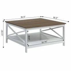 Coupon ❤️ Square Coffee Tables Convenience Concepts Oxford Square Coffee Table 💯 -Coffee Tables Sale Store detail7CONV437