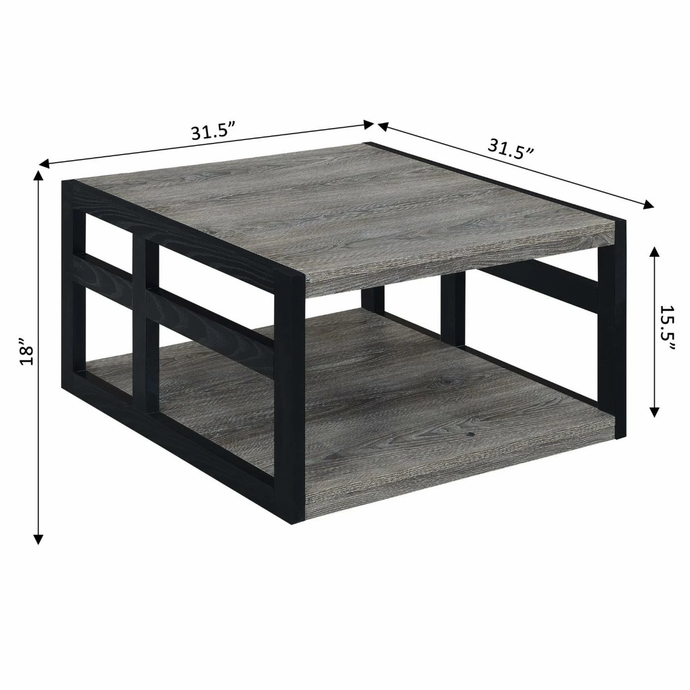Discount 🤩 Square Coffee Tables Convenience Concepts Monterey Coffee Table 🤩 8 Discount 🤩 Square Coffee Tables Convenience Concepts Monterey Coffee Table 🤩 - Image 6