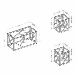 Hot Sale π Square Coffee Table Sets Furniture Of America Roth 3 Piece Coffee Table Set π₯ 19 Hot Sale π Square Coffee Table Sets Furniture Of America Roth 3 Piece Coffee Table Set π₯ -Coffee Tables Sale Store detail7ENLB3691