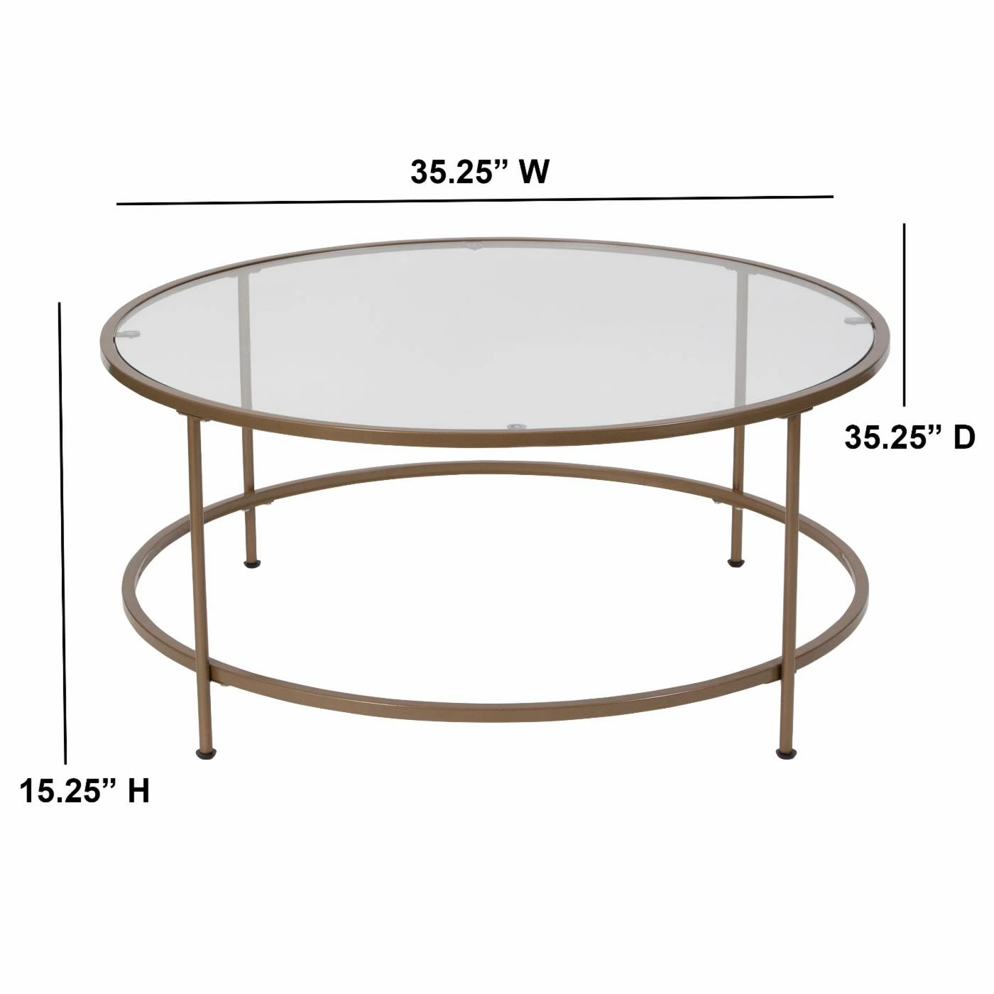Buy 🌟 Round Coffee Tables Flash Furniture Astoria Glass Coffee Table ✔️ 8 Buy 🌟 Round Coffee Tables Flash Furniture Astoria Glass Coffee Table ✔️ - Image 6