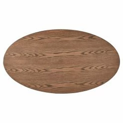 Outlet ❤️ Oval Coffee Tables HN Home Stewart Mid-Century Modern Oval Wood Entryway Coffee Table 💯 -Coffee Tables Sale Store detail7HME3400