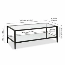 Discount ✔️ Hudson & Canal Rectangle Coffee Tables Hudson & Canal Wilda Coffee Table 🧨 -Coffee Tables Sale Store detail7HUDO053