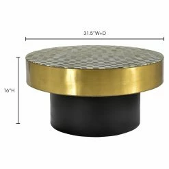 Buy 👍 Round Coffee Tables Moes Home Collection Optic Coffee Table 🌟 -Coffee Tables Sale Store detail7MOE3445