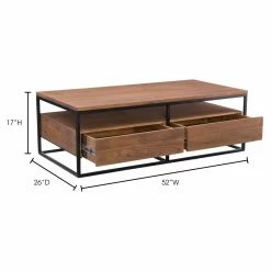 Deals 🎉 Rectangle Coffee Tables Moes Home Collection Vancouver Coffee Table ⭐ -Coffee Tables Sale Store detail7MOE959