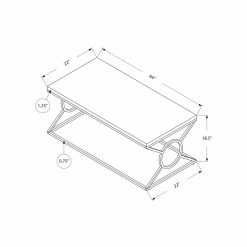 Best reviews of 💯 Rectangle Coffee Tables Monarch Specialties Rectangular Circle Leg Coffee Table ⭐ -Coffee Tables Sale Store detail7MON1609