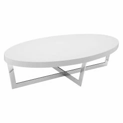 Flash Sale 🥰 Oval Coffee Tables Pangea Home Pearl Coffee Table 🔥 -Coffee Tables Sale Store detail7PANG248