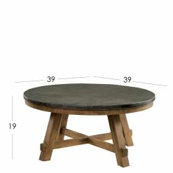 Budget ⭐ Riverside Furniture Round Coffee Tables Riverside Weatherford Round Cocktail Table 🥰 -Coffee Tables Sale Store detail7RVS3105
