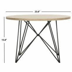 Best Pirce ✔️ Round Coffee Tables HN Home BarragÁn Mid-Century Modern Retro Wood End Table 🎉 -Coffee Tables Sale Store detail7SAV5212