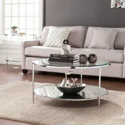 Deals ⭐ Oval Coffee Tables Southern Enterprises Risa Cocktail Table 🥰 -Coffee Tables Sale Store detail7SEI2603
