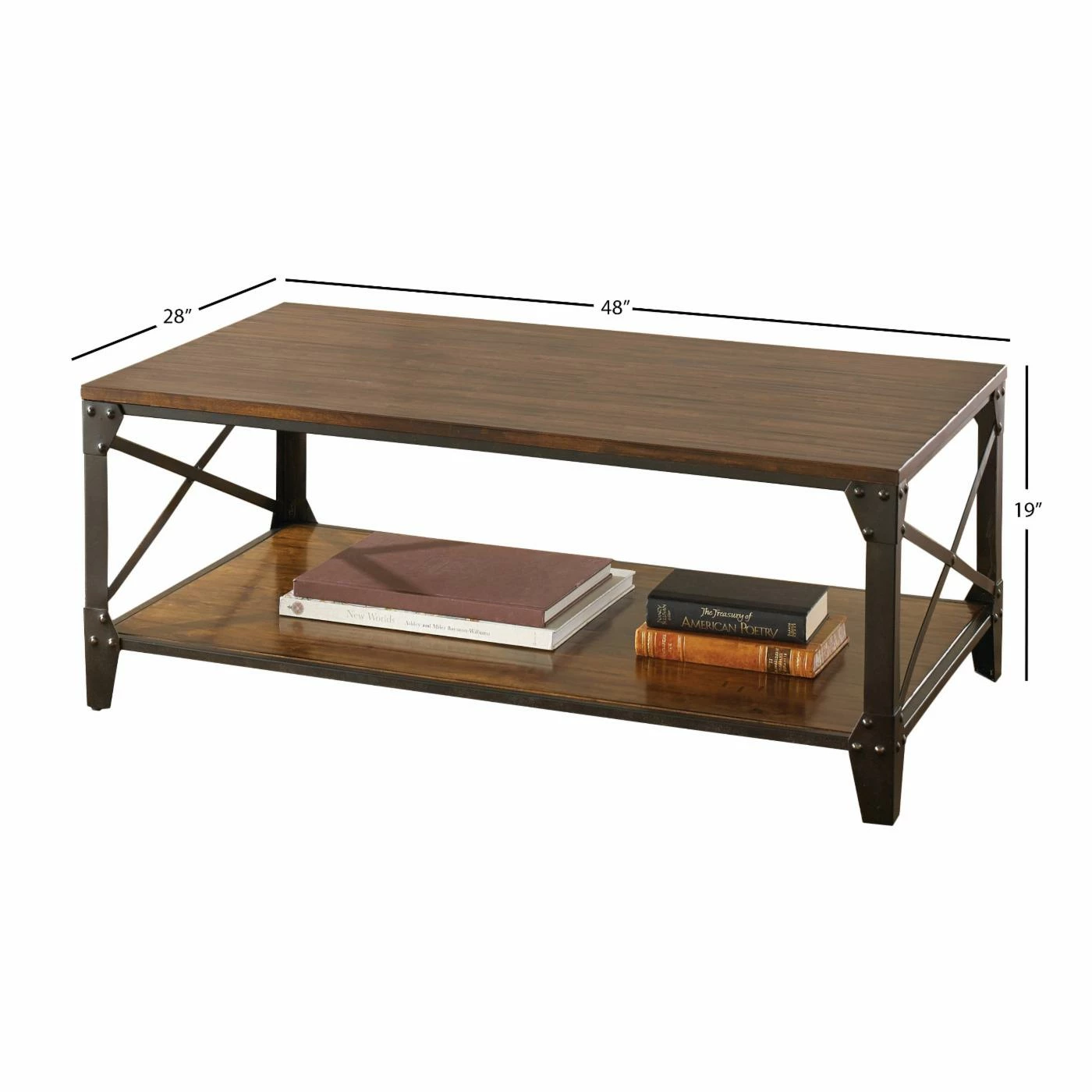 Promo ๐ Steve Silver Co. Rectangle Coffee Tables Steve Silver Winston Rectangle Distressed Tobacco Wood And Metal Coffee Table ๐ 7 Promo ๐ Steve Silver Co. Rectangle Coffee Tables Steve Silver Winston Rectangle Distressed Tobacco Wood And Metal Coffee Table ๐ - Image 5