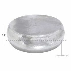 Cheapest 🎉 Round Coffee Tables DecMode Drum Coffee Table ⭐ -Coffee Tables Sale Store detail7UMA5845