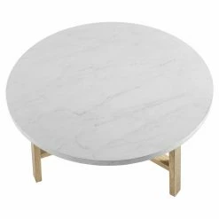 Budget ⭐ Round Coffee Tables Manor Park Mid Century Modern Round Coffee Table ⭐ -Coffee Tables Sale Store detail7WAL650