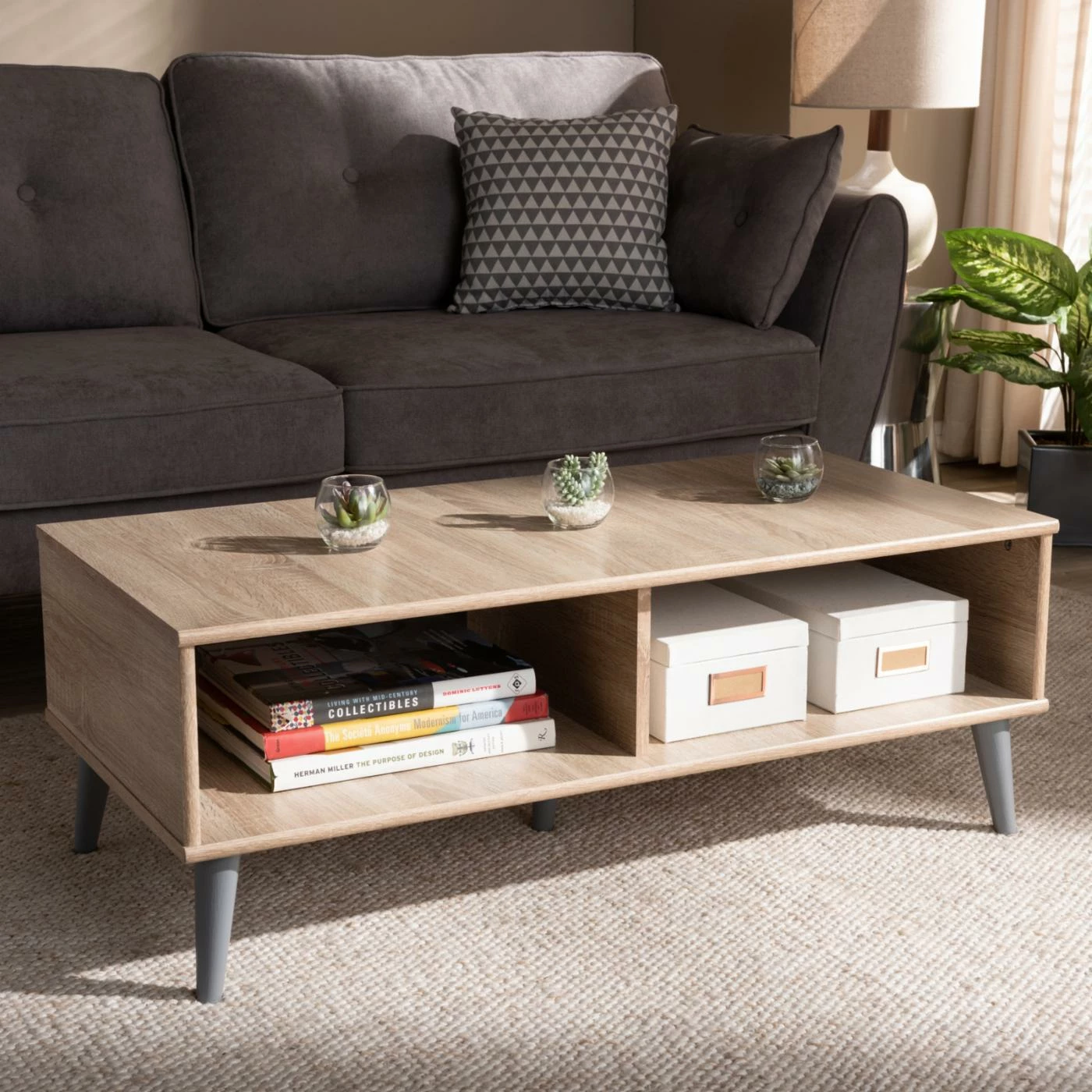 New ❤️ Rectangle Coffee Tables Baxton Studio Pierre Mid-Century Modern Wood Coffee Table 💯 12 New ❤️ Rectangle Coffee Tables Baxton Studio Pierre Mid-Century Modern Wood Coffee Table 💯 - Image 10