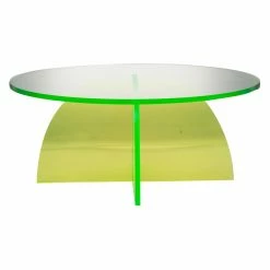 Buy 💯 A & B Home Round Coffee Tables A & B Home Callie Acrylic Coffee Table 💯 -Coffee Tables Sale Store detailABH3233