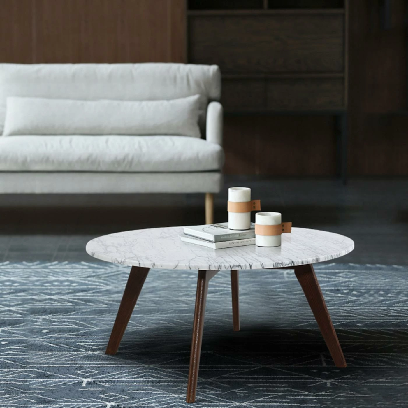 Outlet ๐งจ Poly & Bark Round Coffee Tables Poly & Bark Riley Marble Round Coffee Table ๐ 5 Outlet ๐งจ Poly & Bark Round Coffee Tables Poly & Bark Riley Marble Round Coffee Table ๐ - Image 3