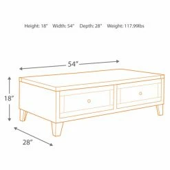 Discount 🛒 Rectangle Coffee Tables Signature Design By Ashley Chazney Rectangular 2 Drawer Lift Top Cocktail Table 🎉 -Coffee Tables Sale Store detailASHY5039