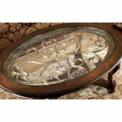 Best reviews of 🥰 Oval Coffee Tables Signature Design By Ashley Norcastle Cocktail Table ⌛ -Coffee Tables Sale Store detailASHY801
