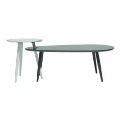 Outlet 🎁 Other Shapes - Coffee Table Sets Francodim Fusion Low Coffee And End Table Set ✔️ -Coffee Tables Sale Store detailAZIN865