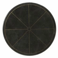 Best Sale 😀 Round Coffee Tables Butler Specialty Fleming Fossil Stone And Metal Coffee Table 🌟 -Coffee Tables Sale Store detailBTR3542