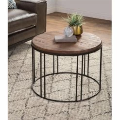 Best deal 🎉 Round Coffee Tables Kosas Home Baron Reclaimed Pine Coffee Table 👏 -Coffee Tables Sale Store detailCLASS1089