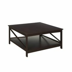 Coupon ❤️ Square Coffee Tables Convenience Concepts Oxford Square Coffee Table 💯 -Coffee Tables Sale Store detailCONV437