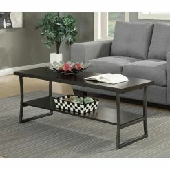 Cheapest 🧨 Rectangle Coffee Tables Convenience Concepts X-Calibur Coffee Table 🌟 -Coffee Tables Sale Store detailCONV496
