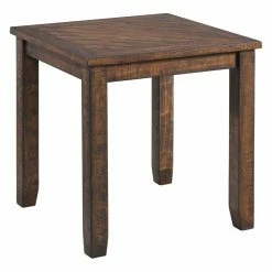 Promo 😉 Square Coffee Table Sets Picket House Furnishings Dex 3 Piece Occasional Table Set - Walnut 🧨 -Coffee Tables Sale Store detailELET608