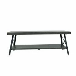Promo 😉 Rectangle Coffee Tables HN Home Arlington Modern Farmhouse Coffee Table ❤️ -Coffee Tables Sale Store detailEMER2089