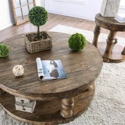 Best Sale ❤️ Round Coffee Tables Furniture Of America Tanenbaum Rustic Round Coffee Table 🎉 11 Best Sale ❤️ Round Coffee Tables Furniture Of America Tanenbaum Rustic Round Coffee Table 🎉 -Coffee Tables Sale Store detailENLB4039