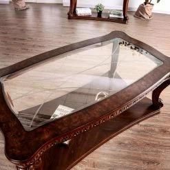 Cheap 😍 Rectangle Coffee Tables Furniture Of America Walton Traditional Glass Coffee Table 👏 9 Cheap 😍 Rectangle Coffee Tables Furniture Of America Walton Traditional Glass Coffee Table 👏 -Coffee Tables Sale Store detailENLB4322