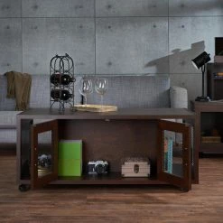 Wholesale 🥰 Rectangle Coffee Tables Furniture Of America Inegma Industrial Mobile Coffee Table 🎉 -Coffee Tables Sale Store detailENLB4702