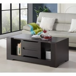 Budget 🧨 Rectangle Coffee Tables Furniture Of America Jonah Modern Storage Coffee Table ✔️ -Coffee Tables Sale Store detailENLB4841