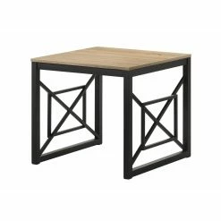 Cheapest 🔥 Rectangle Coffee Table Sets Furniture Of America Reid 2 Piece Coffee Table Set - Natural Oak 🧨 -Coffee Tables Sale Store detailENLB5374