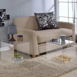 Coupon ⭐ Square Coffee Table Sets Fox Hill Trading Acrylic Cocktail Tables - Set Of 2 ❤️ -Coffee Tables Sale Store detailFOXH254