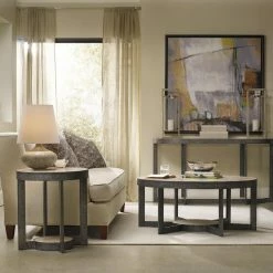 New ❤️ Round Coffee Tables Hooker Furniture Mill Valley Round Cocktail Table 😉 -Coffee Tables Sale Store detailHOOK2840