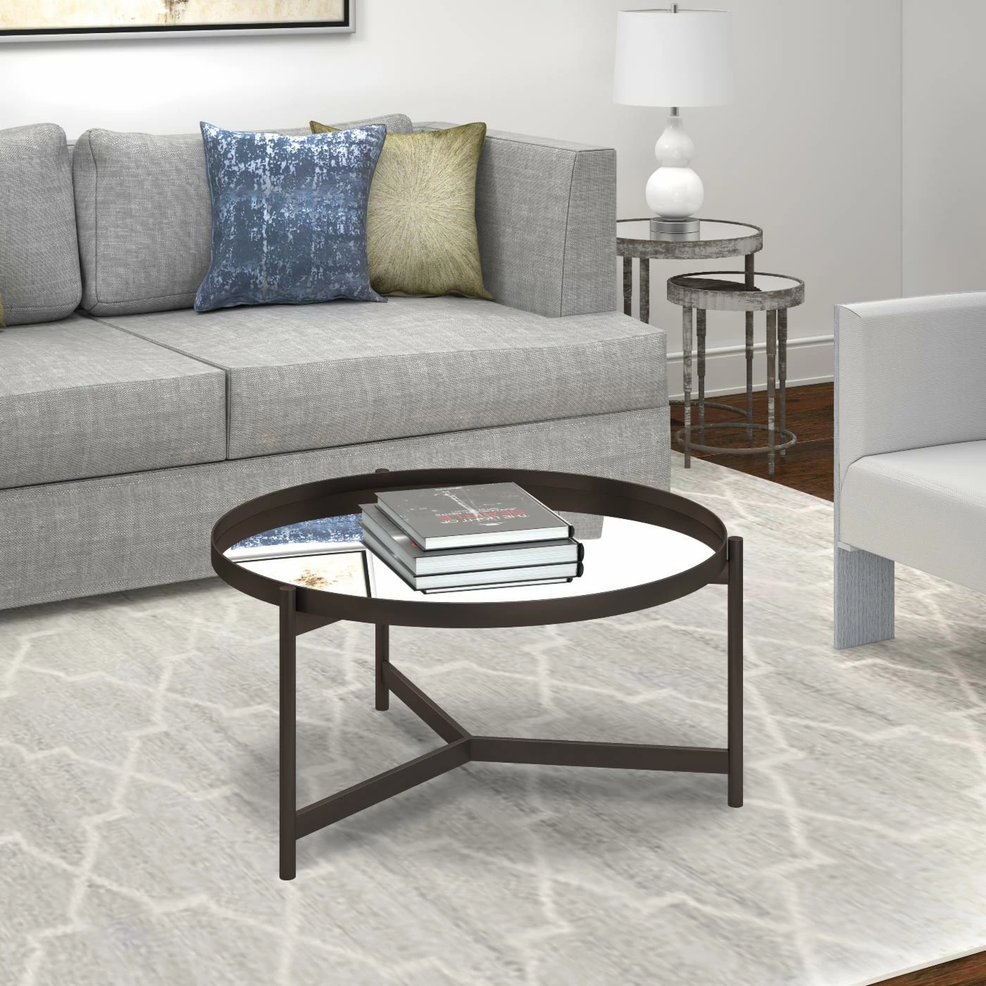 Top 10 ❤️ Hudson & Canal Round Coffee Tables Hudson & Canal Kismet Coffee Table ⭐ 5 Top 10 ❤️ Hudson & Canal Round Coffee Tables Hudson & Canal Kismet Coffee Table ⭐ - Image 3