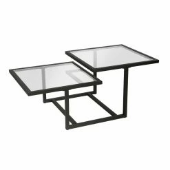 Buy 🤩 Hudson & Canal Rectangle Coffee Tables Hudson & Canal Amalie Two-Tier Coffee Table ✔️ -Coffee Tables Sale Store detailHUDO136