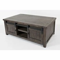 Deals 😉 Rectangle Coffee Tables Jofran Madison County Barn Door Cocktail Table ❤️ -Coffee Tables Sale Store detailJSI1757