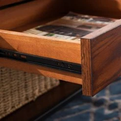 Cheapest ⌛ Rectangle Coffee Tables Leick Home Ironcraft 2 Drawer Coffee Table ❤️ -Coffee Tables Sale Store detailLEI338